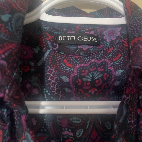 Betelgeuse Paisley Shirt Dress - Size S - Picture 4 of 7